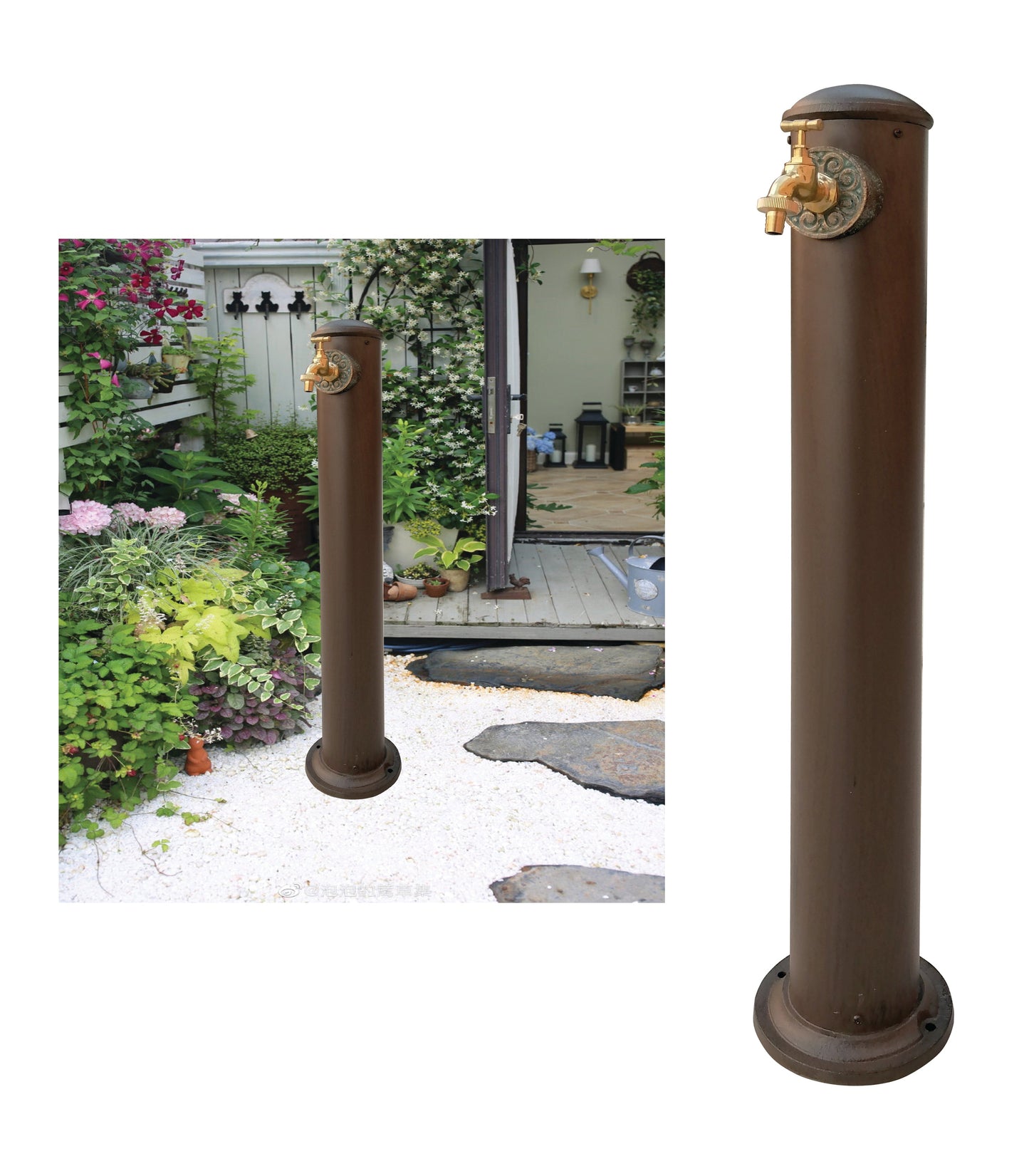 Cismea de gradina din fonta si otel