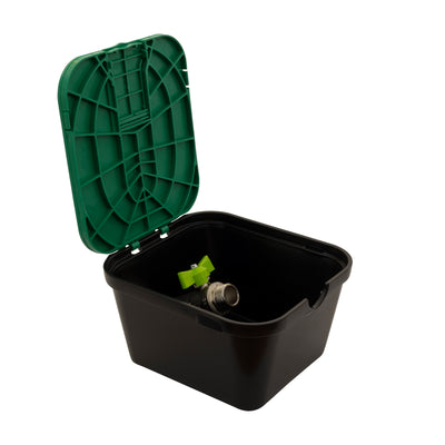 Cămin cu robinet metalic 3/4" Denken 220 W/V